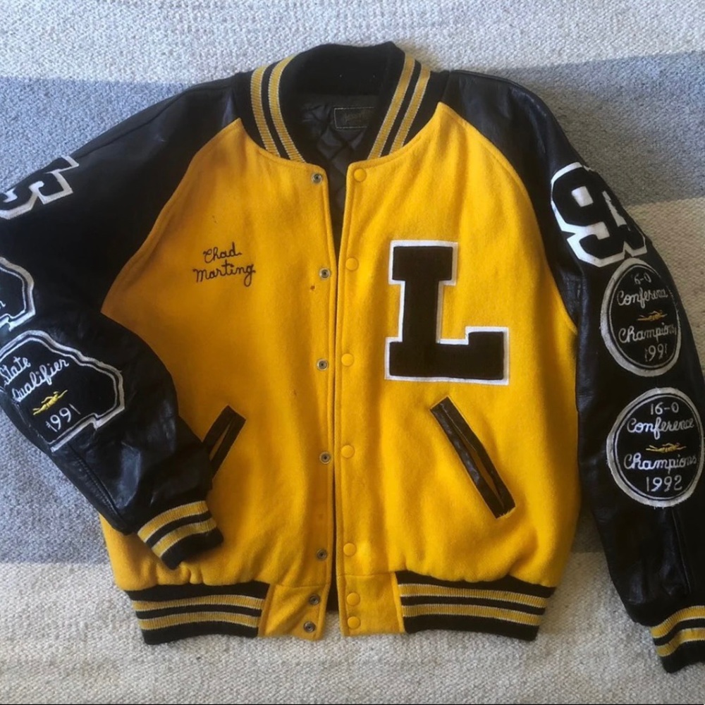 Vintage Wool/Leather Varsity Jacket